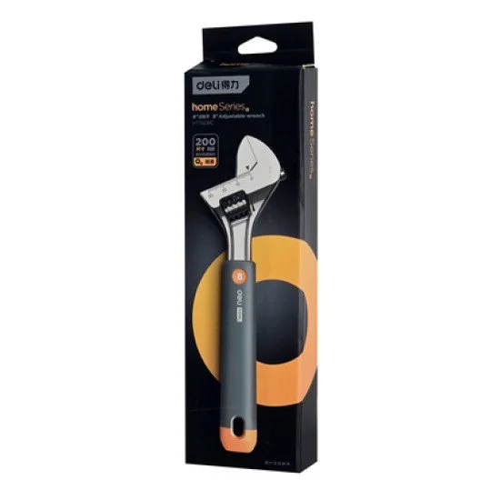 Deli Γαλλικό Κλειδί Ht1508C, Ρυθμιζόμενο 0-30Mm, 200Mm Deli Γαλλικό Κλειδί Ht1508C, Ρυθμιζόμενο 0-30Mm, 200Mm