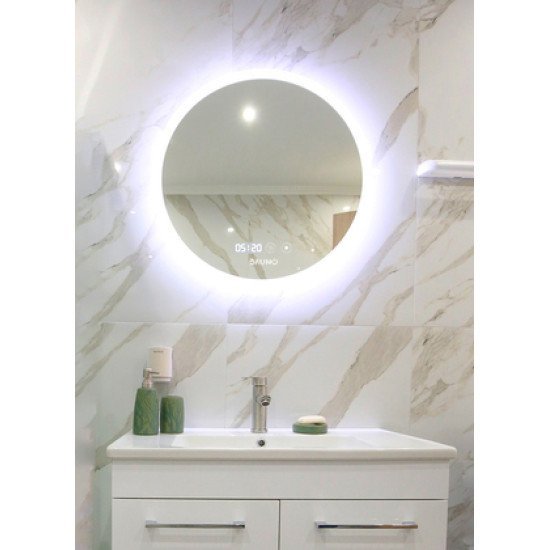 Bruno Καθρέφτης Μπάνιου Led Brn-0199, Στρόγγυλος, 24W, Φ60Cm, Ip67 Bruno Καθρέφτης Μπάνιου Led Brn-0199, Στρόγγυλος, 24W, Φ60Cm, Ip67