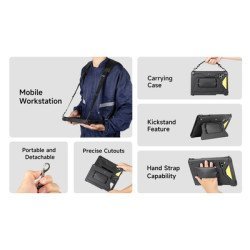 Ulefone Θήκη Προστασίας & Μεταφοράς Uas07 Για Tablet Armor Pad 4 Series, Μαύρη Ulefone Θήκη Προστασίας & Μεταφοράς Uas07 Για Tablet Armor Pad 4 Series, Μαύρη