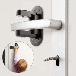 Ασφάλεια Πορτών & Ντουλαπιών Ag442E, 5X12Cm, Μαύρη