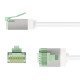 Goobay Καλώδιο Δικτύου 74363, Cat 8.1 U/Ftp, Slim, Copper, 2000Mhz, 5M, Λευκό Goobay Καλώδιο Δικτύου 74363, Cat 8.1 U/Ftp, Slim, Copper, 2000Mhz, 5M, Λευκό