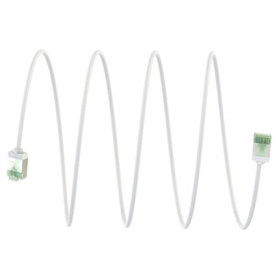 Goobay Καλώδιο Δικτύου 74363, Cat 8.1 U/Ftp, Slim, Copper, 2000Mhz, 5M, Λευκό Goobay Καλώδιο Δικτύου 74363, Cat 8.1 U/Ftp, Slim, Copper, 2000Mhz, 5M, Λευκό