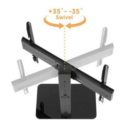 Powertech Επιτραπέζια Βάση Pt-1328 Για Τηλεόραση 37-70", 40Kg Powertech Επιτραπέζια Βάση Pt-1328 Για Τηλεόραση 37-70", 40Kg