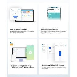 Sonoff Smart Μετρητής Κατανάλωσης Ρεύματος Powct, Wifi, 100A Sonoff Smart Μετρητής Κατανάλωσης Ρεύματος Powct, Wifi, 100A