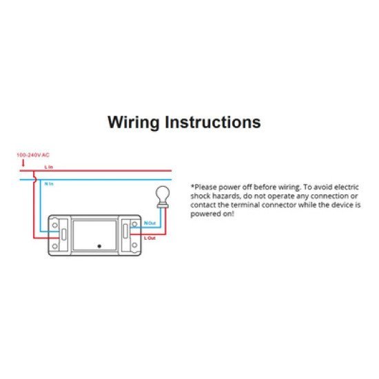 Sonoff Smart Διακόπτης Basicr4, Wifi, 10A