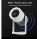 Powertech Smart Βιντεοπροβολέας Pt-1305, 1080P, Wifi, Android, 170 Ansi Lumens, Λευκός Powertech Smart Βιντεοπροβολέας Pt-1305, 1080P, Wifi, Android, 170 Ansi Lumens, Λευκός
