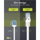 Goobay Καλώδιο Δικτύου 74284, Cat 6A U/Utp, Slim, Copper, 500Mhz, 0.25M, Λευκό Goobay Καλώδιο Δικτύου 74284, Cat 6A U/Utp, Slim, Copper, 500Mhz, 0.25M, Λευκό