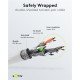 Goobay Καλώδιο Δικτύου 92462, Cat 6 S/Ftp, Copper, 250Mhz, 0.15M, Λευκό Goobay Καλώδιο Δικτύου 92462, Cat 6 S/Ftp, Copper, 250Mhz, 0.15M, Λευκό