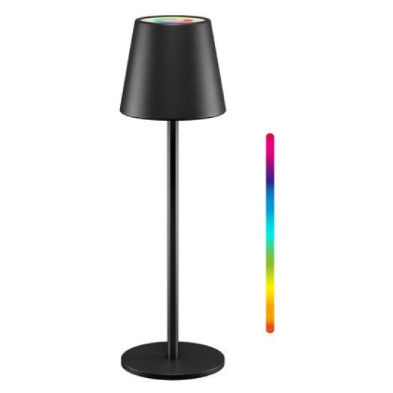 Goobay Επιτραπέζιο Φωτιστικό 72025, Rgb, Επαναφορτιζόμενο, Μαύρο Goobay Επιτραπέζιο Φωτιστικό 72025, Rgb, Επαναφορτιζόμενο, Μαύρο