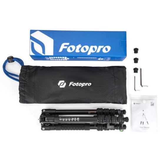 Fotopro Τρίποδο Φωτογράφισης X-Go Gecko E2, Πτυσσόμενο Έως 146.1Cm, Έως 8Kg, Μαύρο Fotopro Τρίποδο Φωτογράφισης X-Go Gecko E2, Πτυσσόμενο Έως 146.1Cm, Έως 8Kg, Μαύρο