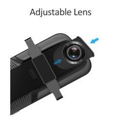 Powertech Καθρέφτης Αυτοκινήτου Με Κάμερες Pt-1330, Μπροστινή/Οπισθοπορείας, 9.66" Οθόνη, 1080P