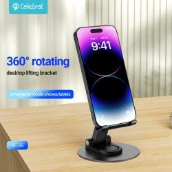 Celebrat Βάση Smartphone/Tablet Hc-16, Foldable, Μαύρη