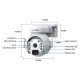 Sectec Smart Ηλιακή Κάμερα St-515C-3M-5W, 3Mp, Wifi, Sd, Ptz, Ip65