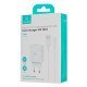 Usams Φορτιστής Τοίχου Scxltz03 Με Καλώδιο Lightning, Usb, 18W, Λευκός Usams Φορτιστής Τοίχου Scxltz03 Με Καλώδιο Lightning, Usb, 18W, Λευκός