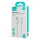 Usams Καλώδιο Lightning Σε Usb Us-Sj709, 12W, 480Mbps, 1M, Λευκό Usams Καλώδιο Lightning Σε Usb Us-Sj709, 12W, 480Mbps, 1M, Λευκό