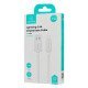 Usams Καλώδιο Lightning Σε Usb Us-Sj689, 12W, 480Mbps, 1M, Λευκό Usams Καλώδιο Lightning Σε Usb Us-Sj689, 12W, 480Mbps, 1M, Λευκό