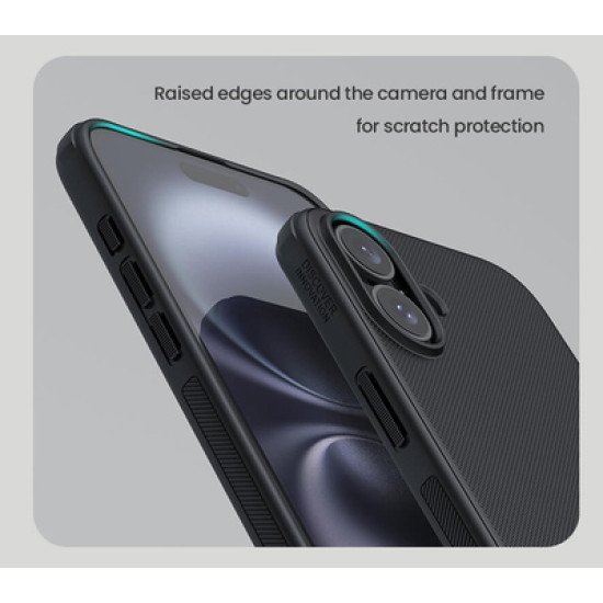 Nillkin Θήκη Super Frosted Shield Pro Magnetic Για Iphone 16, Μαύρη Nillkin Θήκη Super Frosted Shield Pro Magnetic Για Iphone 16, Μαύρη