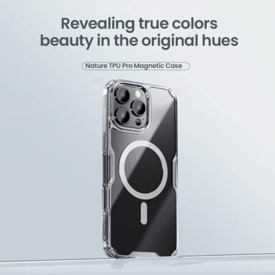 Nillkin Θήκη Nature Tpu Pro Magnetic Για Iphone 16 Pro, Διάφανη Nillkin Θήκη Nature Tpu Pro Magnetic Για Iphone 16 Pro, Διάφανη