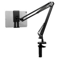 Powertech Βάση Γραφείου Για Smartphone/Tablet Pt-1353 Έως 11", Μαύρη