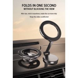 Powertech Βάση Smartphone Αυτοκινήτου Pt-1356 Για Ταμπλό, Μαγνητική, Μαύρη