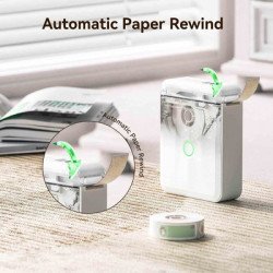 Niimbot Smart Θερμικός Εκτυπωτής Ετικετών D110-M, 203Dpi, Bluetooth, Λευκός