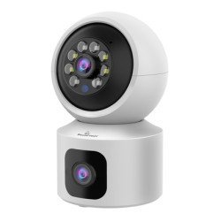 Powertech Smart Κάμερα Pt-1338, 2Mp, Dual Lens, Wifi, Ptz, Sd