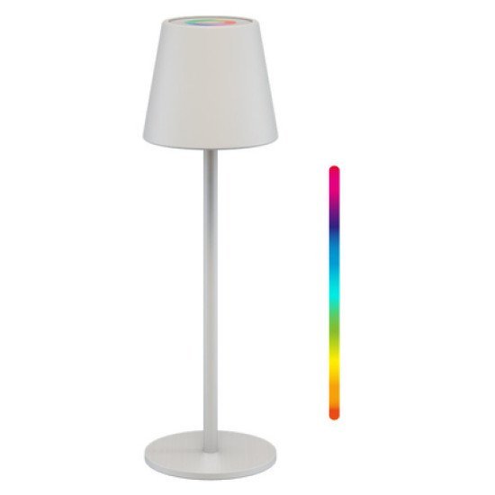 Goobay Επιτραπέζιο Φωτιστικό 73928, Rgb, Επαναφορτιζόμενο, Λευκό Goobay Επιτραπέζιο Φωτιστικό 73928, Rgb, Επαναφορτιζόμενο, Λευκό
