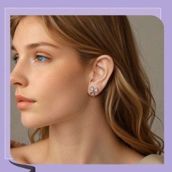 Bamoer Σκουλαρίκια Καρφωτά Bse1061 Με Κυβική Ζιρκόνια, Ασήμι 925, Ασημί Bamoer Σκουλαρίκια Καρφωτά Bse1061 Με Κυβική Ζιρκόνια, Ασήμι 925, Ασημί