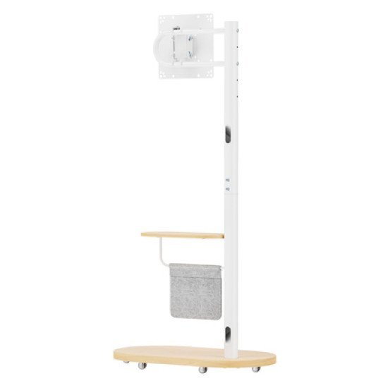 Brateck Βάση Δαπέδου Fs54-22T-02W Για Τηλεόραση 17-43" Έως 15Kg, Με Ράφι & Ροδάκια Brateck Βάση Δαπέδου Fs54-22T-02W Για Τηλεόραση 17-43" Έως 15Kg, Με Ράφι & Ροδάκια