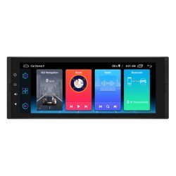 Powertech Ηχοσύστημα Αυτοκινήτου Pt-1334 Με Οθόνη Αφής 6.9", Bluetooth/Wifi/Gps/Usb