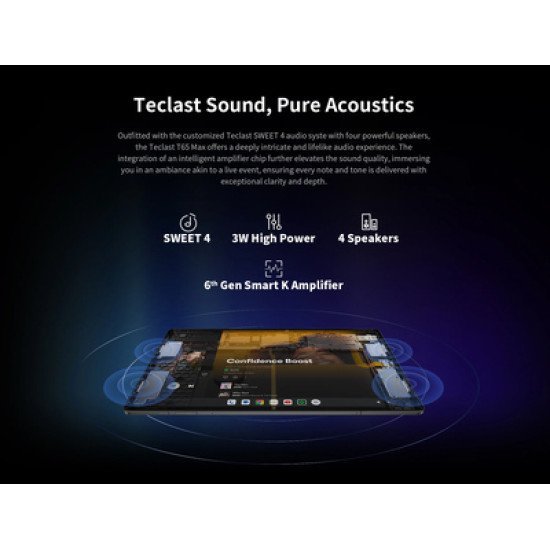 Teclast Tablet T65 Max, 13", 8/256Gb, 4G, Android 15, 10000Mah, Γκρι Teclast Tablet T65 Max, 13", 8/256Gb, 4G, Android 15, 10000Mah, Γκρι