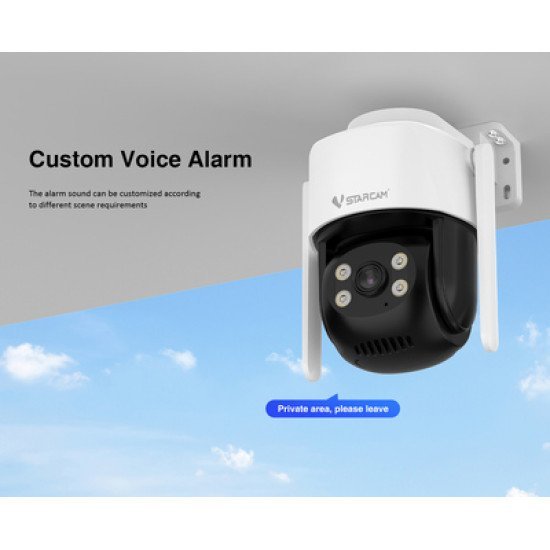 Vstarcam Smart Κάμερα C622, 2Mp, Wifi, Ptz, Sd, Ip66