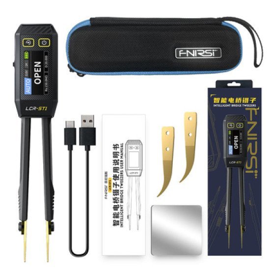 Fnirsi Ψηφιακό Lcr/Smd/Esr Tester Lcr-St1, Επαναφορτιζόμενο Fnirsi Ψηφιακό Lcr/Smd/Esr Tester Lcr-St1, Επαναφορτιζόμενο