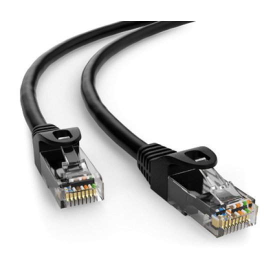 Powertech Καλώδιο Δικτύου Cab-N401-5, Cat 6 U/Utp, Cca, 250Hz, 0.25M, Μαύρο, 5Τμχ Powertech Καλώδιο Δικτύου Cab-N401-5, Cat 6 U/Utp, Cca, 250Hz, 0.25M, Μαύρο, 5Τμχ