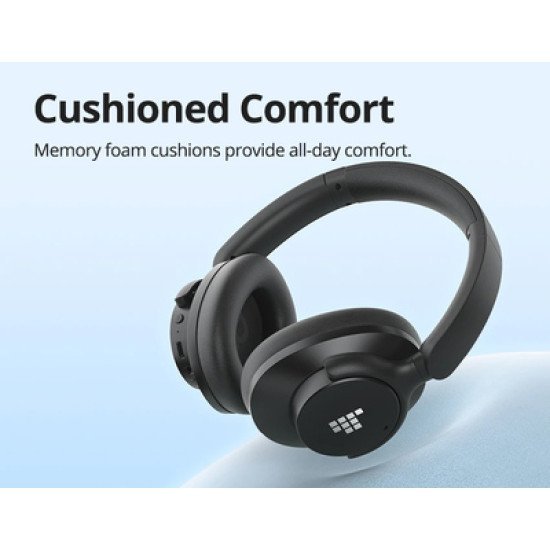 Tronsmart Headphones Sounfii Q20, Ασύρματα & Ενσύρματα, Anc, Φ40Mm, 500Mah, Μαύρα Tronsmart Headphones Sounfii Q20, Ασύρματα & Ενσύρματα, Anc, Φ40Mm, 500Mah, Μαύρα