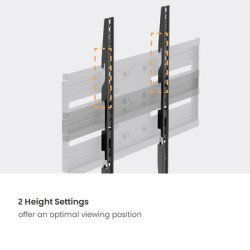 Powertech Επιτοίχια Βάση Pt-1389 Για Τηλεόραση 37-80", Full Motion, 40Kg