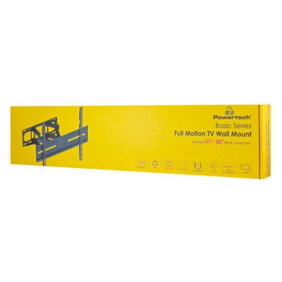 Powertech Επιτοίχια Βάση Pt-1389 Για Τηλεόραση 37-80", Full Motion, 40Kg Powertech Επιτοίχια Βάση Pt-1389 Για Τηλεόραση 37-80", Full Motion, 40Kg
