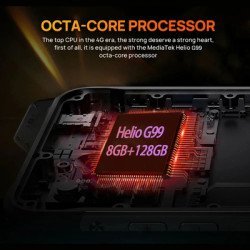 Uniwa Smartphone W999, 6.3", 8/128Gb , Ηχείο 2W, Atex Zone 2, Ip68, Μαύρο