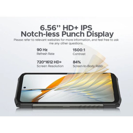 Doogee Smartphone Fire 6, 6.56", 6/256Gb, 10400Mah, Ip68/Ip69K, Μαύρο Doogee Smartphone Fire 6, 6.56", 6/256Gb, 10400Mah, Ip68/Ip69K, Μαύρο