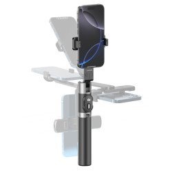Usams Selfie Stick Zb324 Με Τρίποδο, Έως 110Cm, Bluetooth, Μαύρο