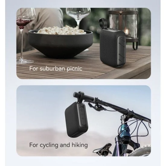 Usams Φορητό Ηχείο Yx015, 5W, Bluetooth, 1200Mah, Μαύρο