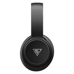 Doqaus Headphones Design 3, Ασύρματα & Ενσύρματα, Φ40Mm, 600Mah, Μαύρα/Καφέ Doqaus Headphones Design 3, Ασύρματα & Ενσύρματα, Φ40Mm, 600Mah, Μαύρα/Καφέ