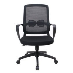 Powertech Καρέκλα Γραφείου Pt-1391 Με Μπράτσα Και Ανάκλιση, Ρυθμιζόμενο Ύψος, Μαύρη