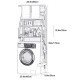 Home Use Ραφιέρα Μπάνιου Huh-0222 Με 3 Ράφια, Μεταλλική, 65X25X175Cm, Λευκή Home Use Ραφιέρα Μπάνιου Huh-0222 Με 3 Ράφια, Μεταλλική, 65X25X175Cm, Λευκή
