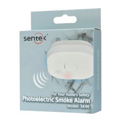 Sentek Ασύρματος Ανιχνευτής Καπνού Sk40 Με Ηχητικό Συναγερμό