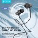 Celebrat Earphones Με Μικρόφωνο G38, Usb-C Σύνδεση, 10Mm, 1.2M, Μαύρα Celebrat Earphones Με Μικρόφωνο G38, Usb-C Σύνδεση, 10Mm, 1.2M, Μαύρα