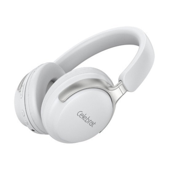 Celebrat Headphones A40, Ασύρματα & Ενσύρματα, 40Mm, 250Mah, Λευκά Celebrat Headphones A40, Ασύρματα & Ενσύρματα, 40Mm, 250Mah, Λευκά