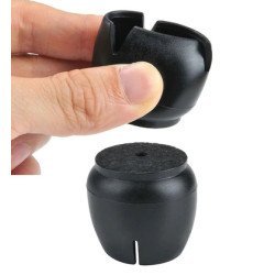 Προστατευτικές Τάπες Επίπλων Ag562G, 12-16Mm, Μαύρες, 16Τμχ