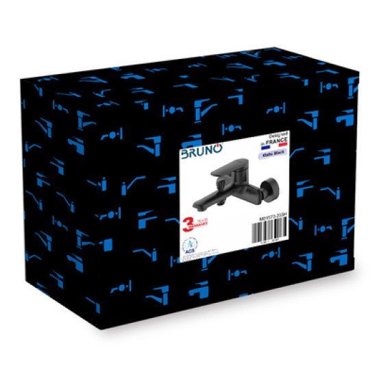 Bruno Μπαταρία Τοίχου Μπάνιου M31570-235H, Αναμεικτική, Μαύρη Bruno Μπαταρία Τοίχου Μπάνιου M31570-235H, Αναμεικτική, Μαύρη