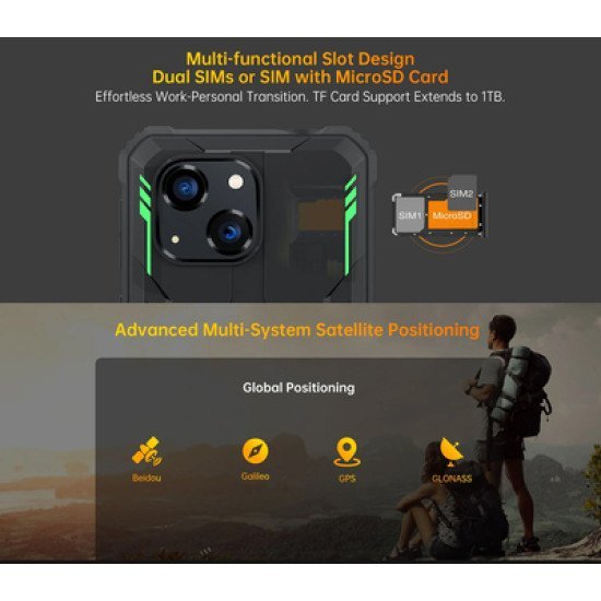 Oukitel Smartphone G2, 6", 4/64Gb, 6300Mah, Ip68/Ip69K, Μαύρο Oukitel Smartphone G2, 6", 4/64Gb, 6300Mah, Ip68/Ip69K, Μαύρο